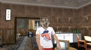 Skin HD GTA V Online парень в маске волка для GTA San Andreas миниатюра 2