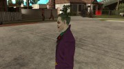 HQ Joker Skin для GTA San Andreas миниатюра 2