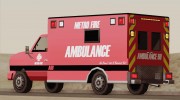 Ambulance - Metro Fire Ambulance 69 для GTA San Andreas миниатюра 3