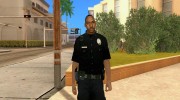 Новый скин полицейского для GTA San Andreas миниатюра 1