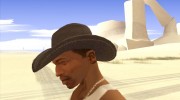 Ковбойская шляпа из GTA Online v3 для GTA San Andreas миниатюра 9