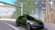 Skoda Octavia German Police для GTA San Andreas миниатюра 4