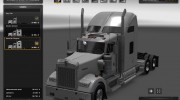Kenworth W900 для Euro Truck Simulator 2 миниатюра 2