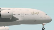 Airbus A380-800 F-WWDD Etihad Titles for GTA San Andreas miniature 7