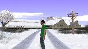 Skin GTA Online в футболке Thank God for GTA San Andreas miniature 4