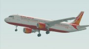 Airbus A320-200 Air India для GTA San Andreas миниатюра 7