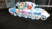 Клевая аниме шкурка для E-100 for World Of Tanks miniature 5