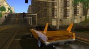 Plymouth Roadrunner Superbird Custom для GTA San Andreas миниатюра 3