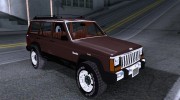 86 Jeep Cherokee для GTA San Andreas миниатюра 1