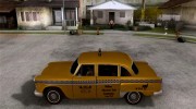Checker Marathon Yellow CAB для GTA San Andreas миниатюра 2