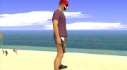 Skin GTA V Online в летней одежде v2 для GTA San Andreas миниатюра 5