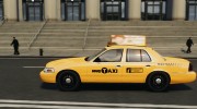 Ford Crown Victoria NYC Taxi 2012 for GTA 4 miniature 3