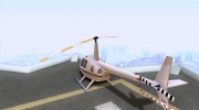 Robinson R44 Raven II NC 1.0 Белый para GTA San Andreas miniatura 3