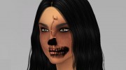 Halloween Skeleton Face Mask for Sims 4 miniature 1