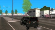 FBI Hummer H2 для GTA San Andreas миниатюра 3