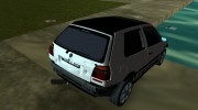 Volkswagen Golf 3 ABT VR6 Turbo Syncro for GTA Vice City miniature 10