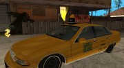 1992 Chevrolet Caprice Taxi для GTA San Andreas миниатюра 6