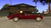 Chevrolet Corvette Stingray для GTA San Andreas миниатюра 5