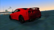 Nissan GTR R35 Black Edition for GTA Vice City miniature 2