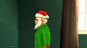 Маска Бухого Деда Мороза v1 (Christmas 2016) для GTA San Andreas миниатюра 3