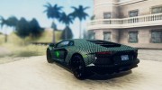 Lamborghini Aventador LP-700 Razer Gaming para GTA San Andreas miniatura 7
