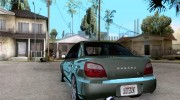 Subaru Impreza Tuned для GTA San Andreas миниатюра 3