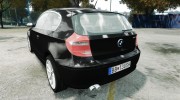 BMW 120i para GTA 4 miniatura 3