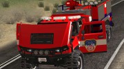 Hummer H2 Firetruck Fire Department City of Los Sanos for GTA San Andreas miniature 9