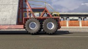 Внедорожные колёса для дефолтных прицепов для Euro Truck Simulator 2 миниатюра 1