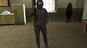 Skin HD GTA V online парень в маске para GTA San Andreas miniatura 1
