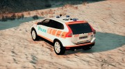 Volvo XC60 - Swiss - GE Police para GTA 5 miniatura 3