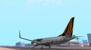 Boeing 737-800 Tiger Airways para GTA San Andreas miniatura 3