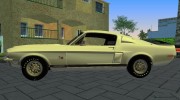 Shelby GT500KR 1968 for GTA Vice City miniature 4