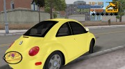 Volkswagen New Beetle для GTA 3 миниатюра 8