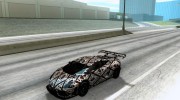 Lamborghini Gallardo Batik Edition для GTA San Andreas миниатюра 5