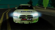 Pursuit Edition Police Dodge Charger SRT8 для GTA San Andreas миниатюра 5