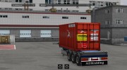 Hamburg Sud Container для Euro Truck Simulator 2 миниатюра 2