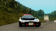 Honda NSX Police Car for GTA San Andreas miniature 6
