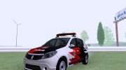 Renault Sandero Policia для GTA San Andreas миниатюра 5