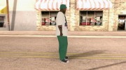 Green Big Thug Gangsta para GTA San Andreas miniatura 4