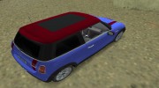 Mini Cooper S v.2.0 для GTA Vice City миниатюра 6