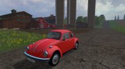 Volkswagen Beetle 1973 для Farming Simulator 2015 миниатюра 1