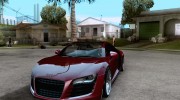 Audi R8 V12 TDI для GTA San Andreas миниатюра 1