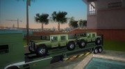 DAF XF 530 2002 Army for GTA Vice City miniature 7
