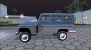 Jeep Rural Willys 1961 для GTA San Andreas миниатюра 2