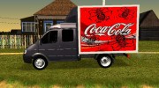 ГАЗель 33023 Coca-Cola для GTA San Andreas миниатюра 2