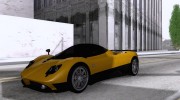 Pagani Zonda F для GTA San Andreas миниатюра 1