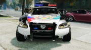 VW Concept T Police для GTA 4 миниатюра 6