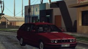BMW E34 Touring Stock для GTA San Andreas миниатюра 5