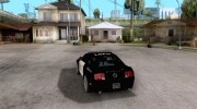 Shelby GT500KR Edition POLICE para GTA San Andreas miniatura 3